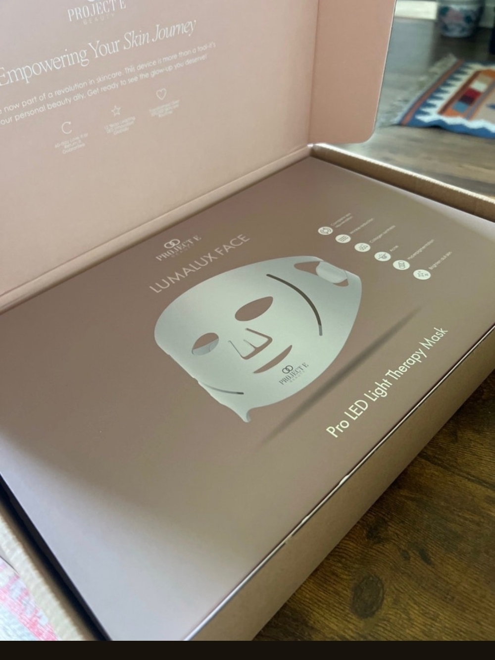 Project E Beauty Lumalux Face Pro LED Light Therapy Mask -